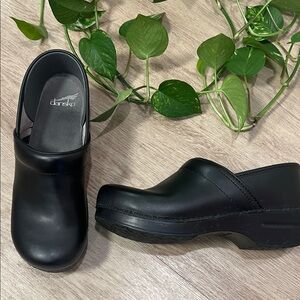Dansko Classic Black Clogs